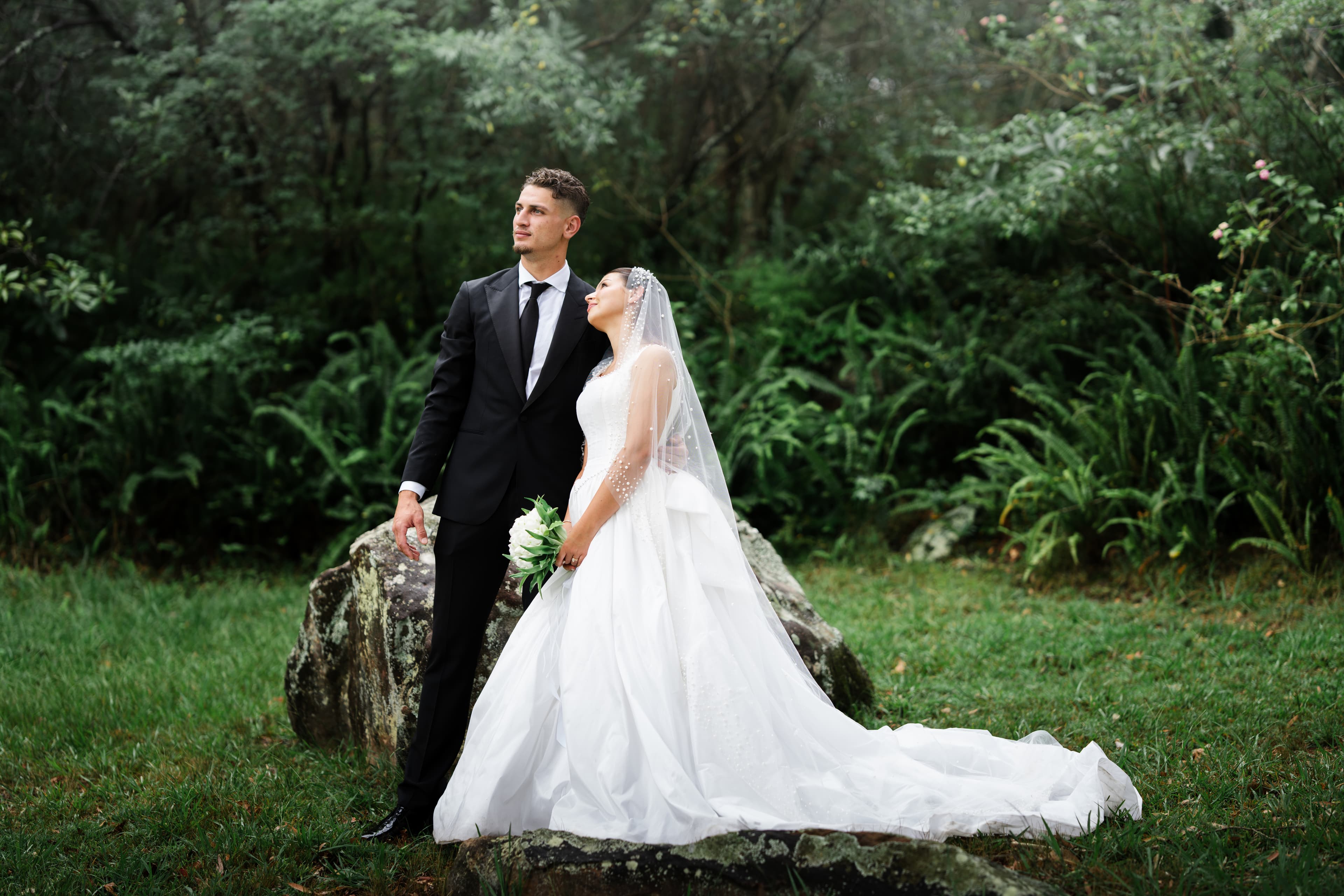 A laugh caught mid-sentence