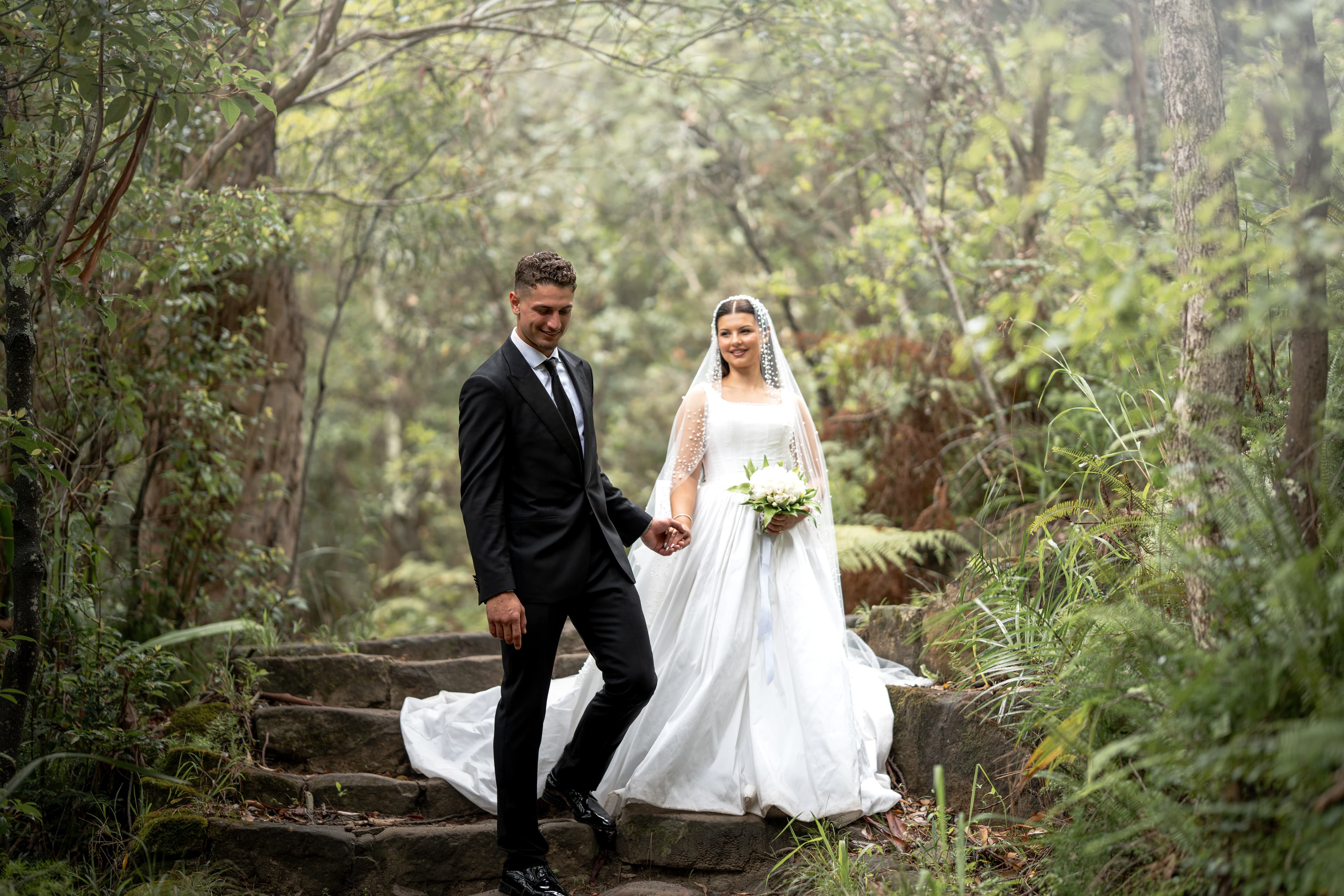 Drifting through the morning mist