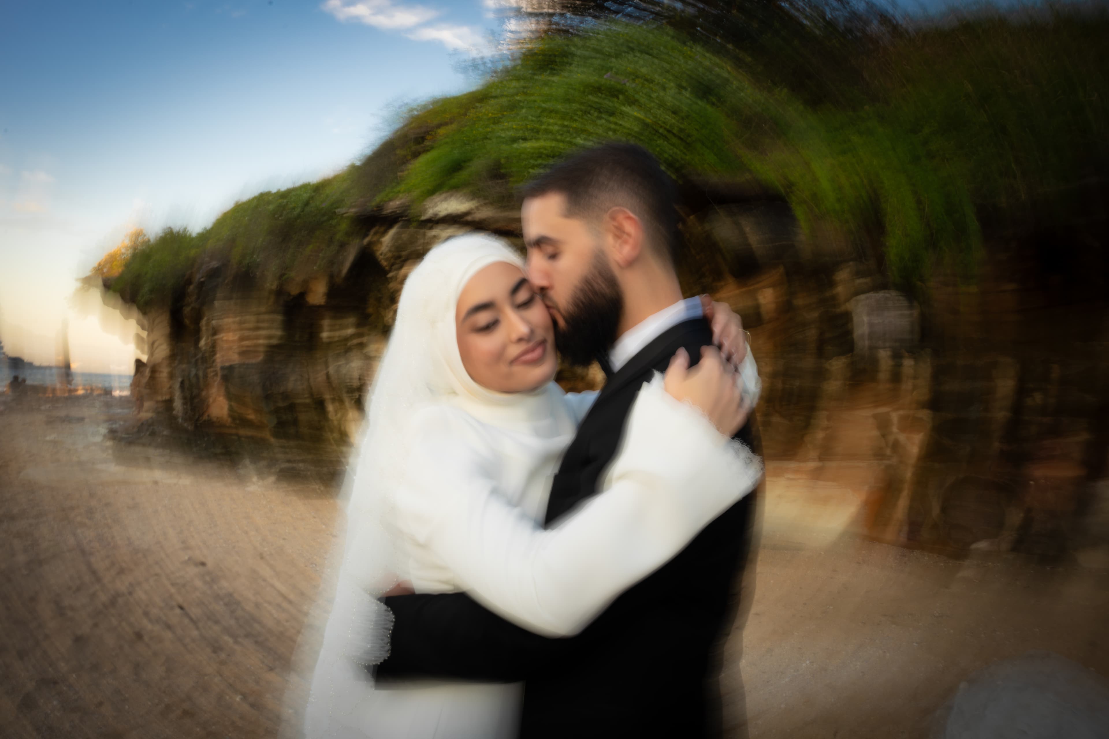 Held close where the tide meets